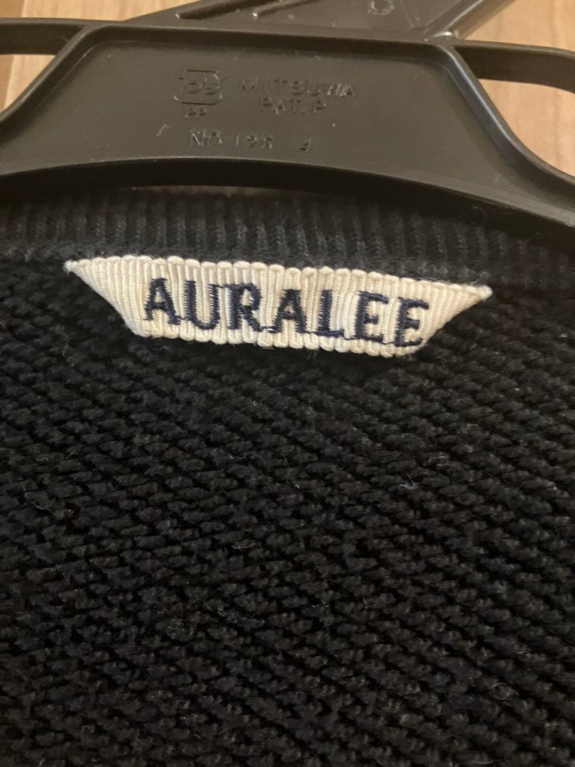 【美品】AURALEE HEAVY BD SWEAT CARDIGAN