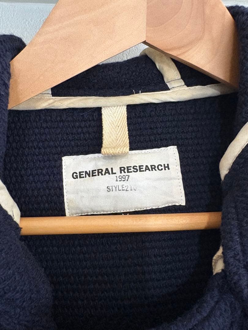 ジェネラルリサーチ　ダッフルコート　ネイビー