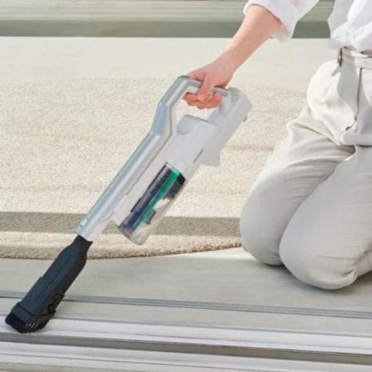 新品 充電式サイクロンスティッククリーナー モップスタンド付き SCD-120P