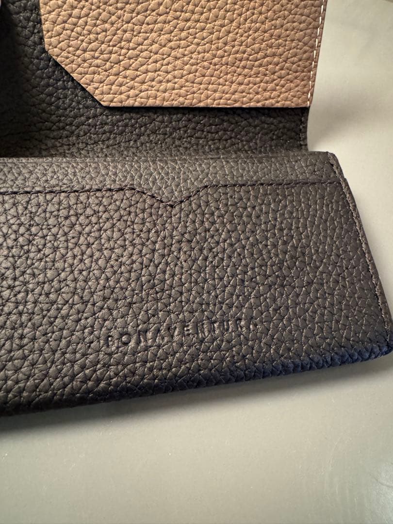 ボナベンチュラ　カードケース　名刺入れ　ブラック