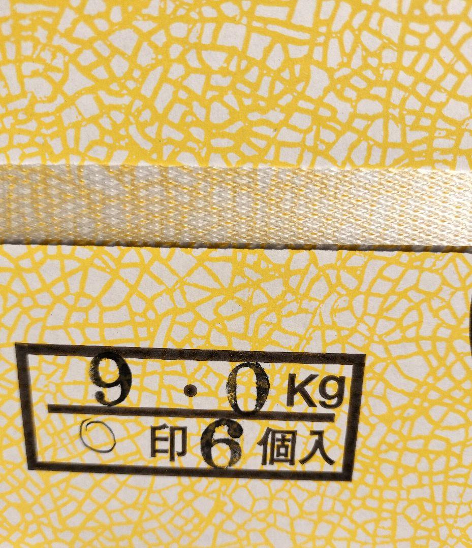 佐*左様 高知産 　約９，０ｋｇ　訳あり温室マスクメロン　６玉　家庭用　北海道沖