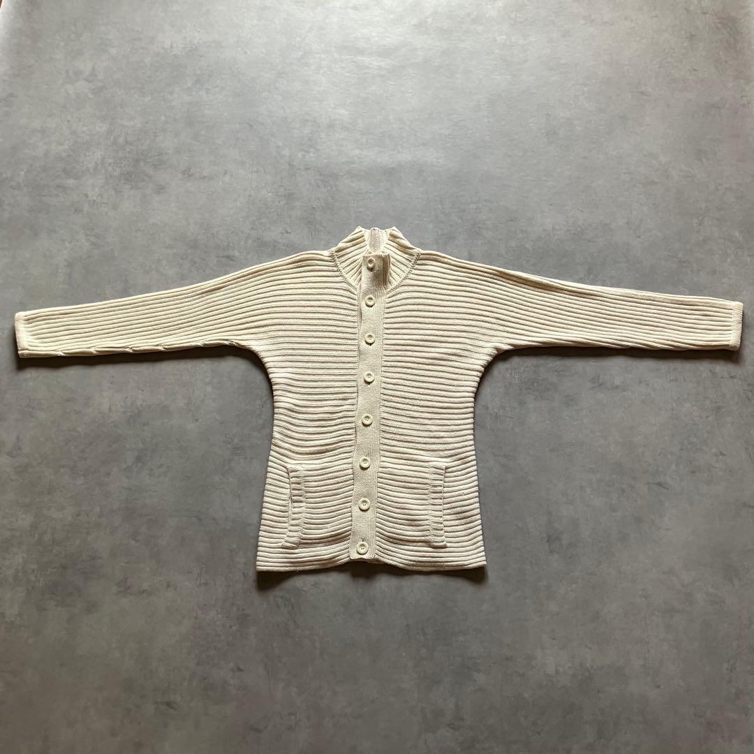 トップス 00s emporio armani wool rib knit jacket