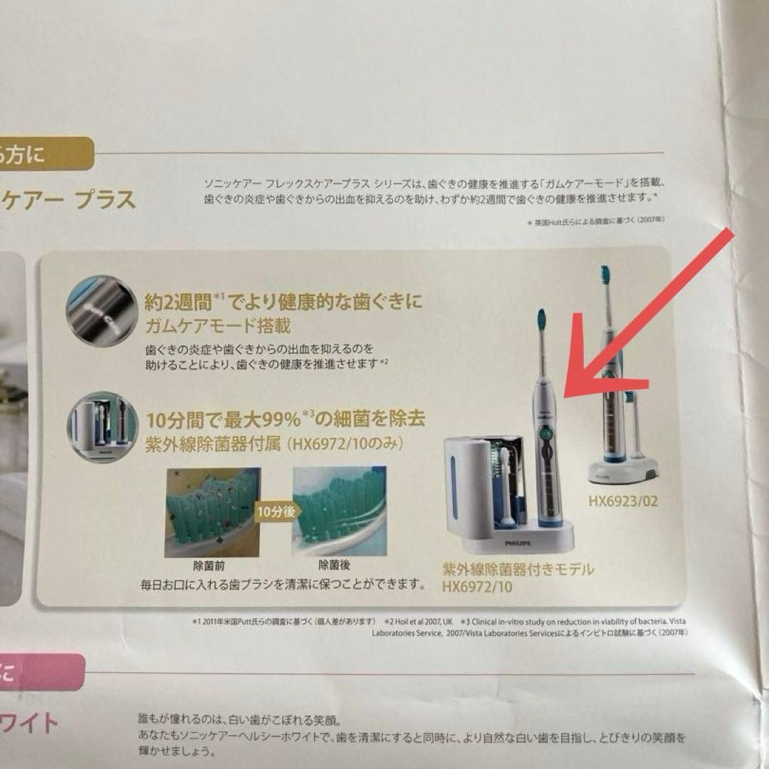 PHILIPS★ソニッケアーフレックスケアープラスHX6972/10★替えブラシ