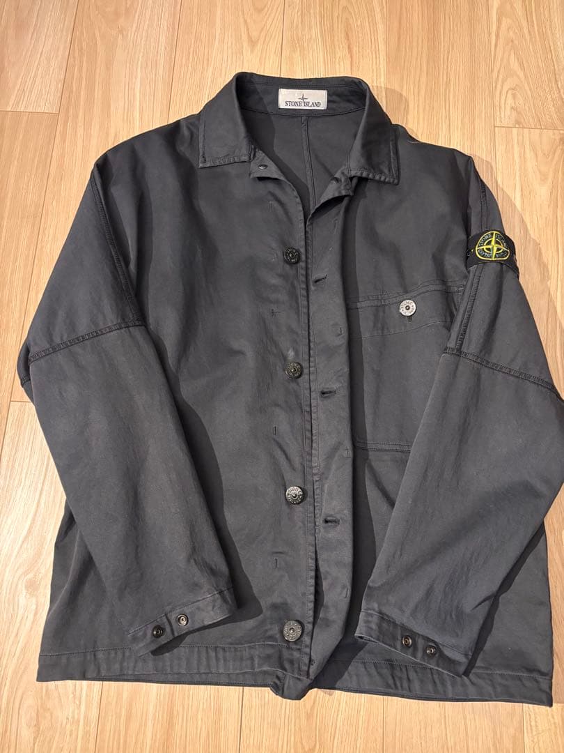 STONE  黒 ミリタリージャケット