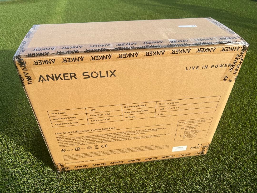 Anker PS100 コンパクト　新品未使用　ソーラー　バッテリー　おまけ付き