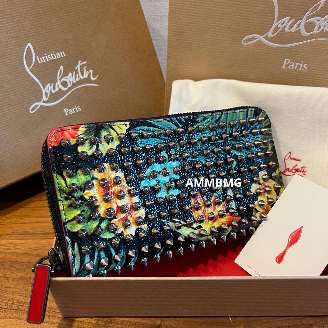 マ*ツ様 新品 限定品 ルブタン パネトーネ ハワイアン ボタニカル 長財布　メ