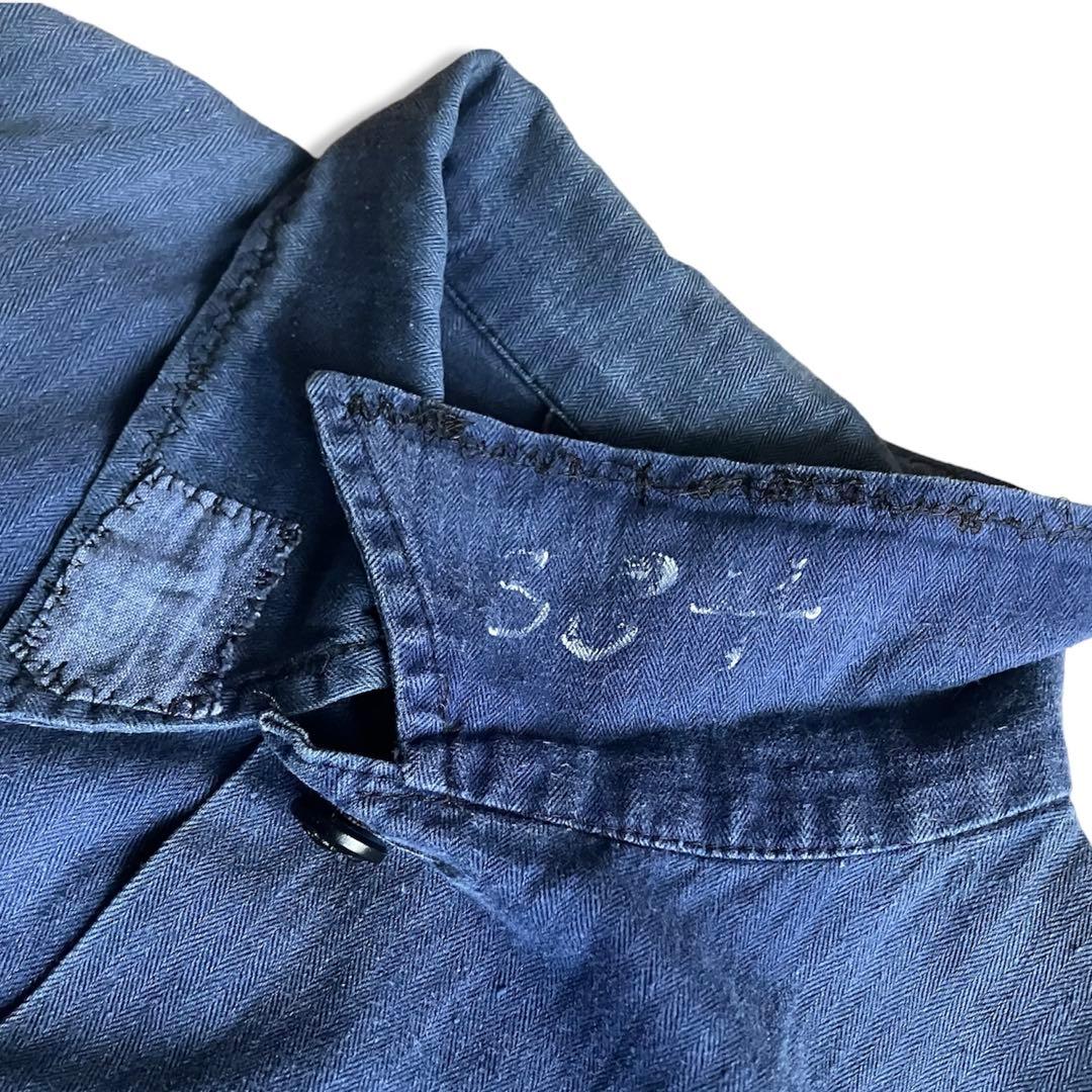 50-60s GERMANY／Blue Work Jacket Remake