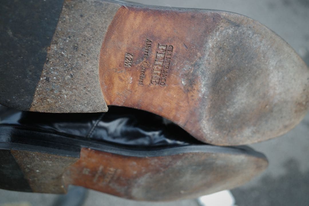 Gianfranco Ferre 編み上げブーツ