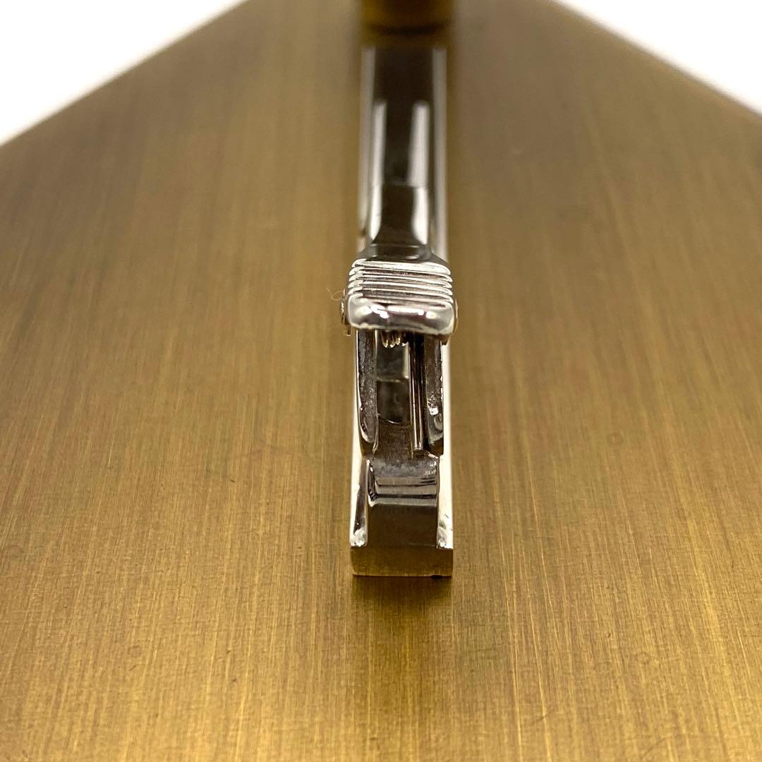 極美品　BURBERRY BLACK LABEL ネクタイピン　シルバー　箱付き