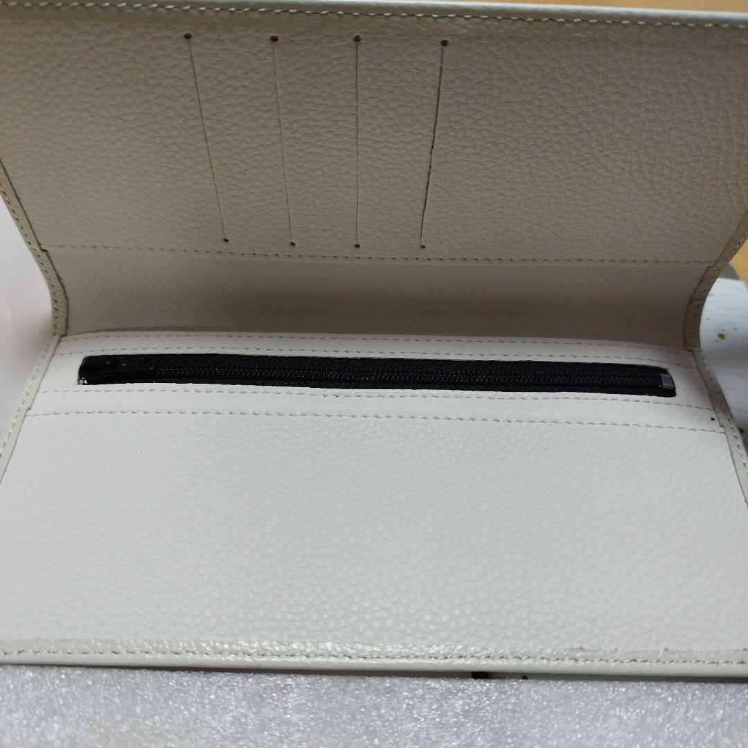 皇居　サイフ　ホワイト　長財布
