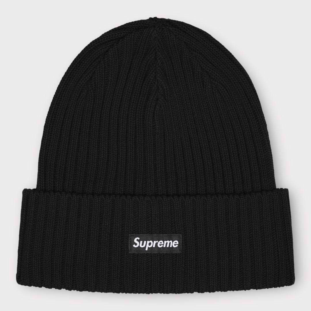 新品 Supreme 25ss Overdyd Beanie Black 未開封