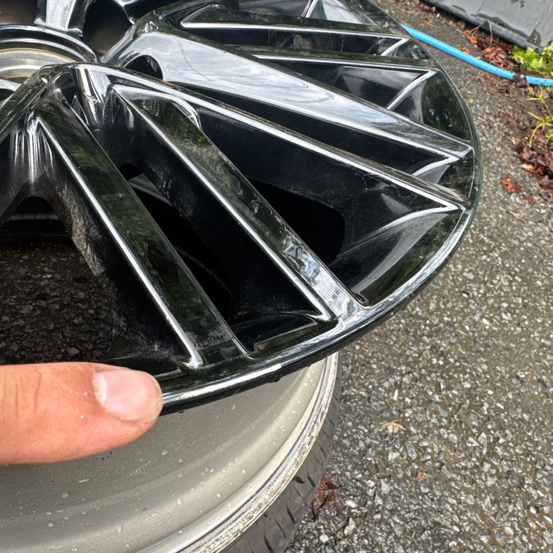 トヨタクラウン210？純正ホイール　一本アスリート　ブラックスパッタリング？