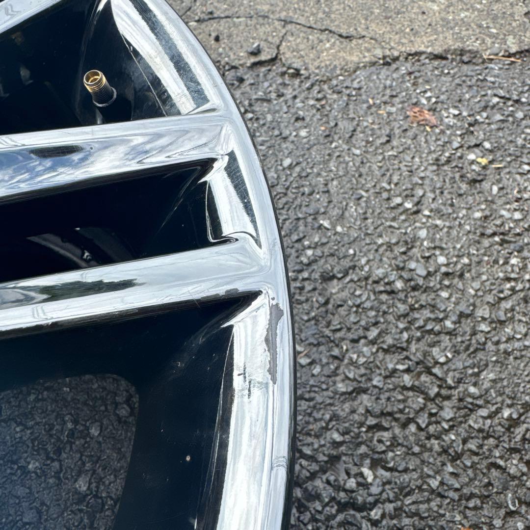 トヨタクラウン210？純正ホイール　一本アスリート　ブラックスパッタリング？