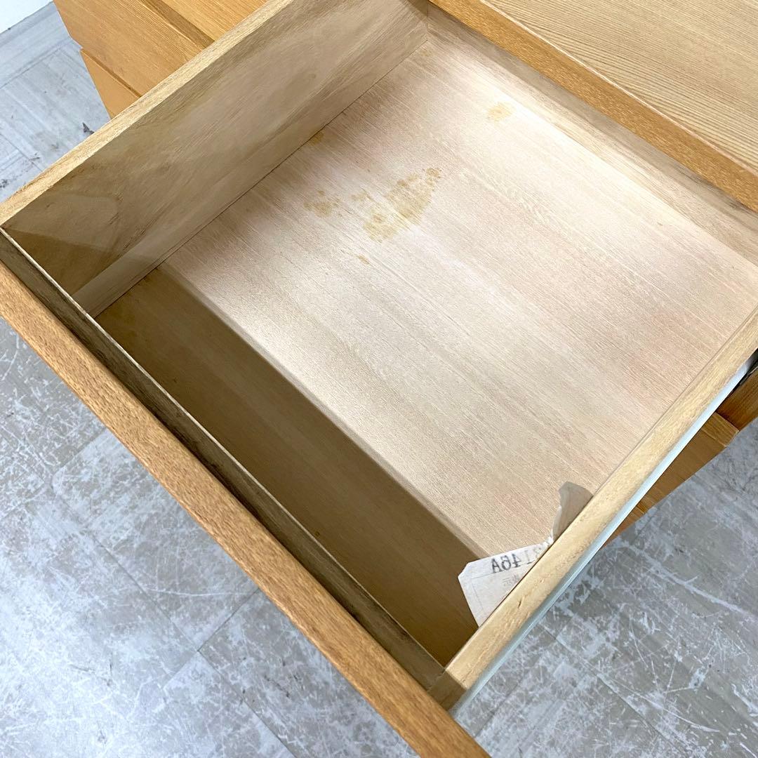 MUJI 無印良品 チェスト 引き出し 収納 6段 タモ材突板