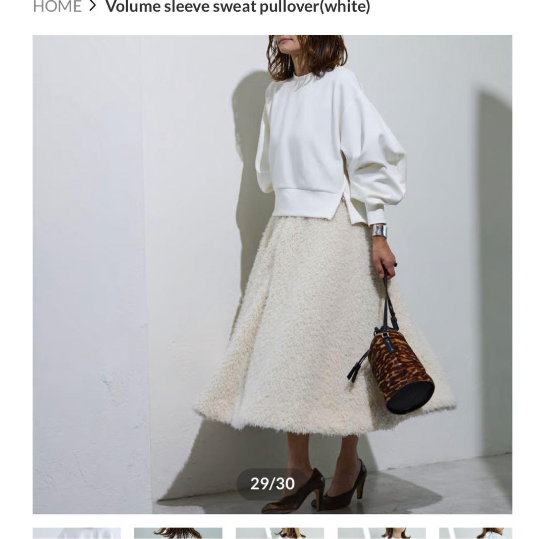 新品　RIKO (リコ)Volume sleeve sweat pullover