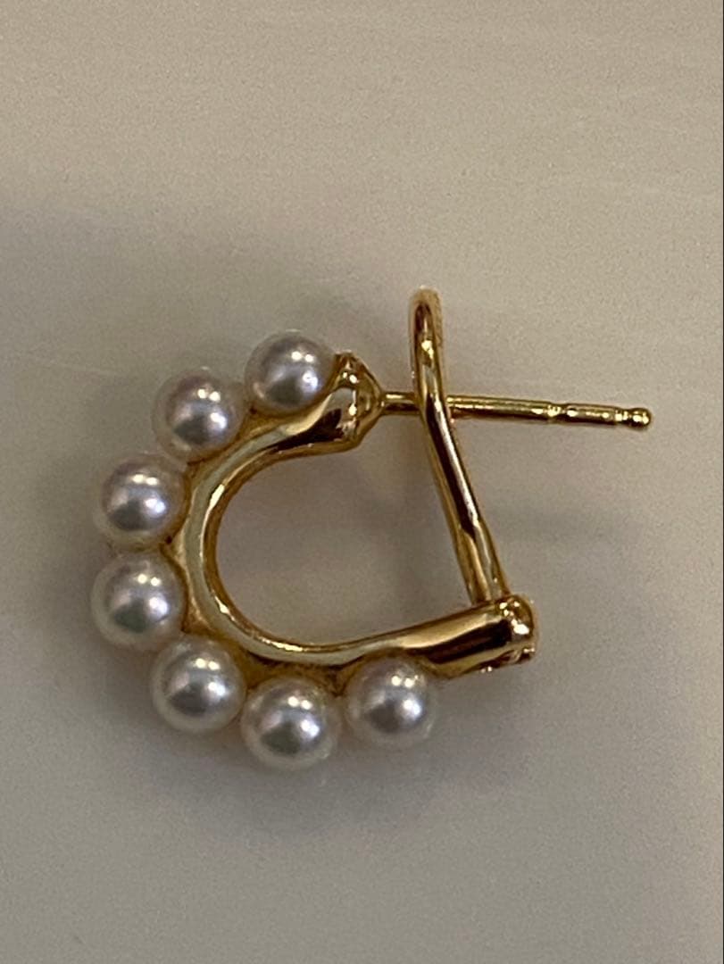 ミキモトフープピアス　K18片方のみ