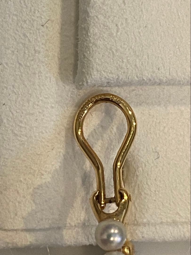 ミキモトフープピアス　K18片方のみ