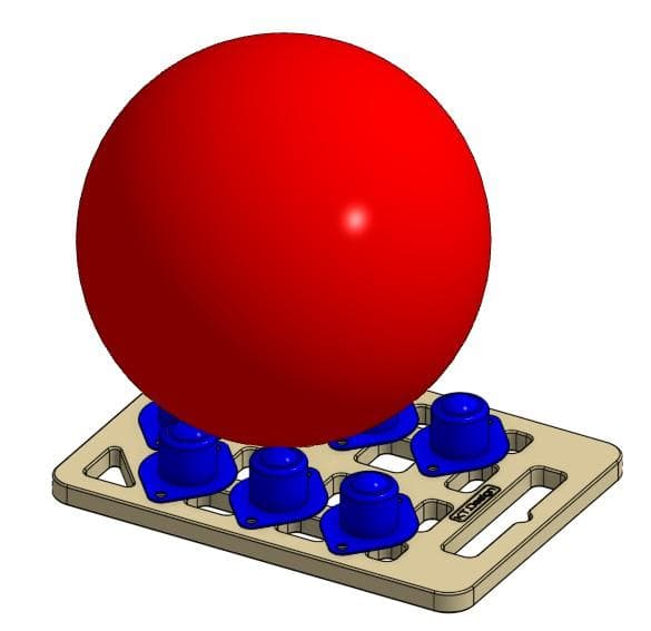 めざせ高回転！ボウリングボール リリース練習器 ボードタイプ！