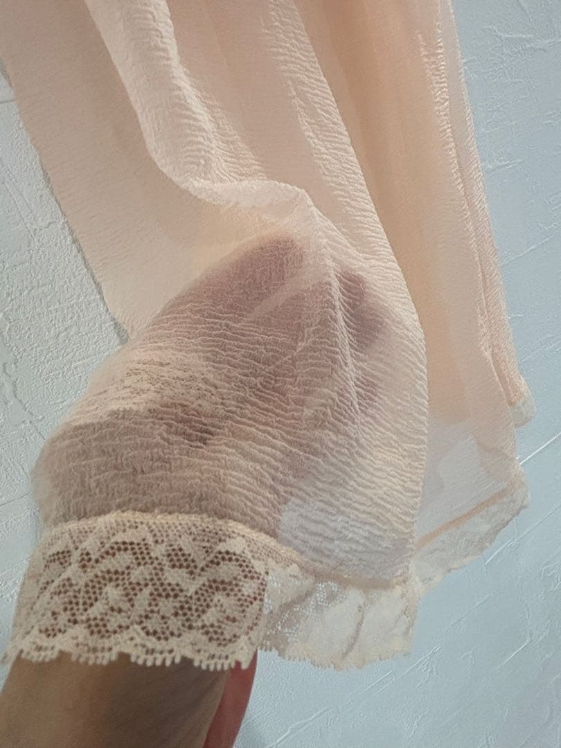 【新品】レア‼️Fifi chachnil ピンク シフォン キャミソール