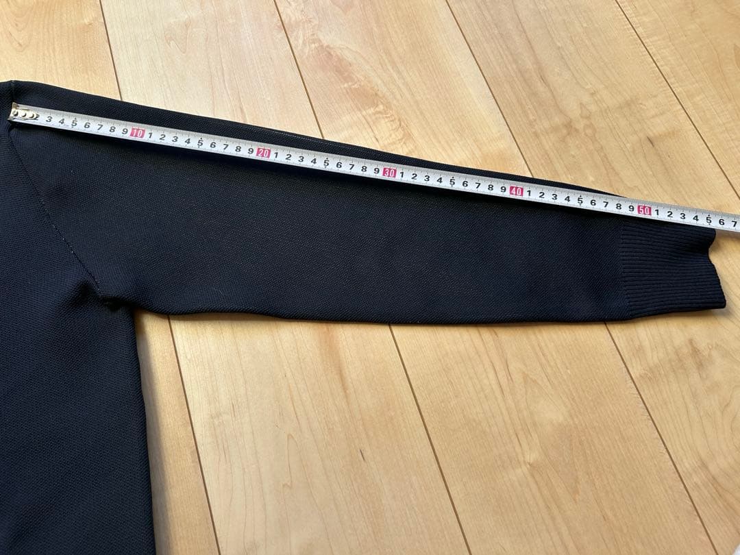 ＊美品 BEAMS GOLF ネイビー フェイクレイヤード モックネック ニット