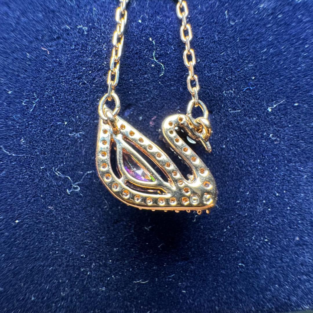 【極美品】スワロフスキー アイコニック・スワン ネックレス アジャスター付