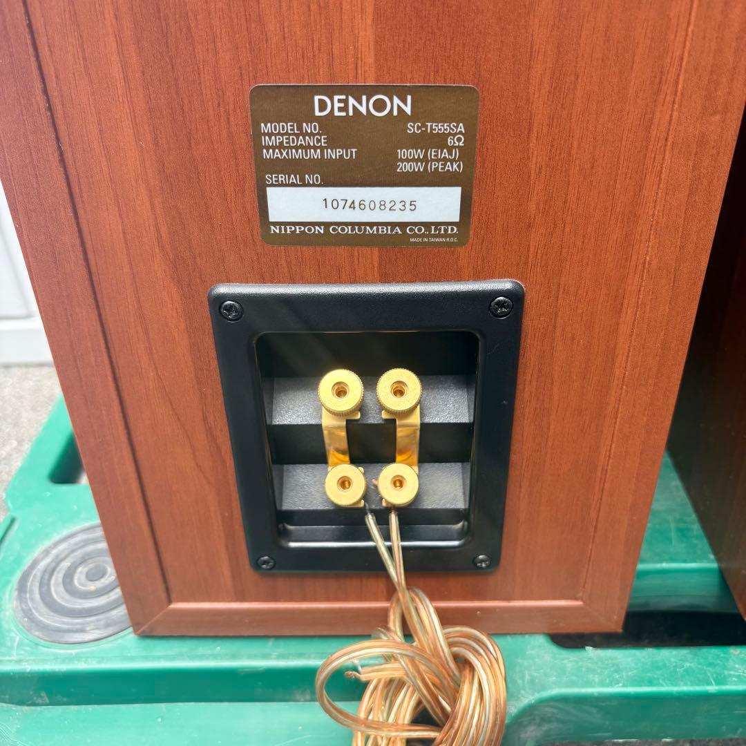 DENON トールボーイ スピーカー システム ① SC-T555SA ペア