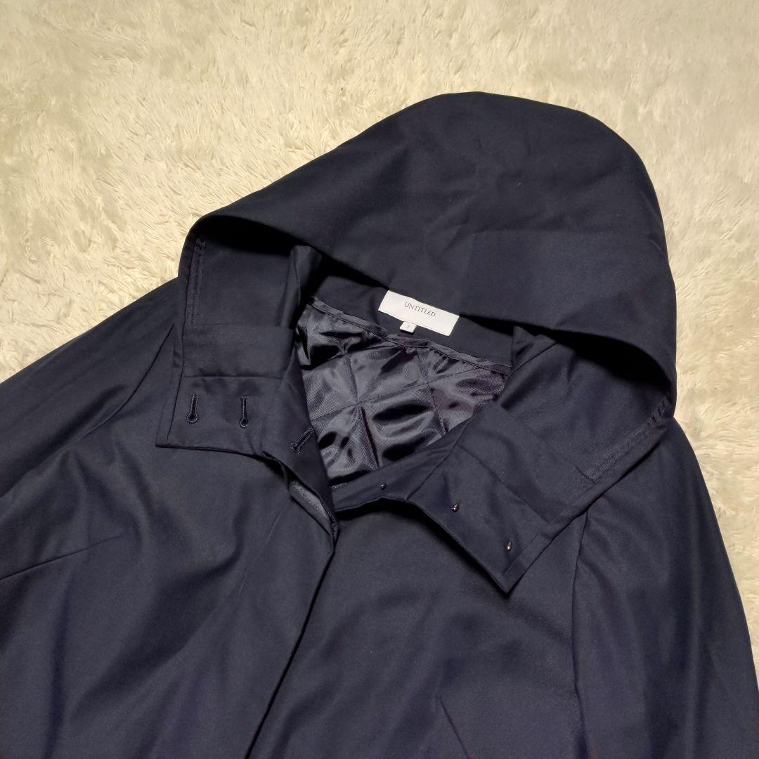 美品！UNTITLED Thermore ライナー付 フーデットコート 撥水　M