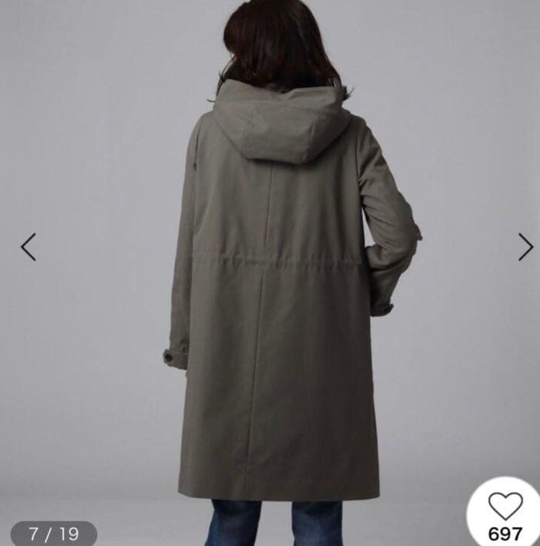 美品！UNTITLED Thermore ライナー付 フーデットコート 撥水　M