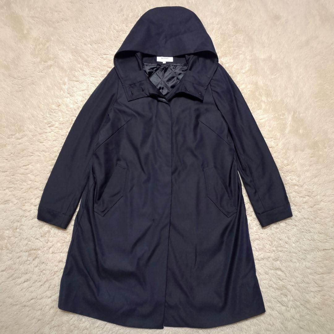 美品！UNTITLED Thermore ライナー付 フーデットコート 撥水　M