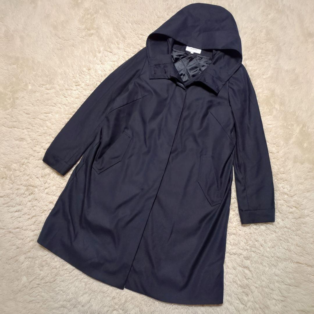 美品！UNTITLED Thermore ライナー付 フーデットコート 撥水　M