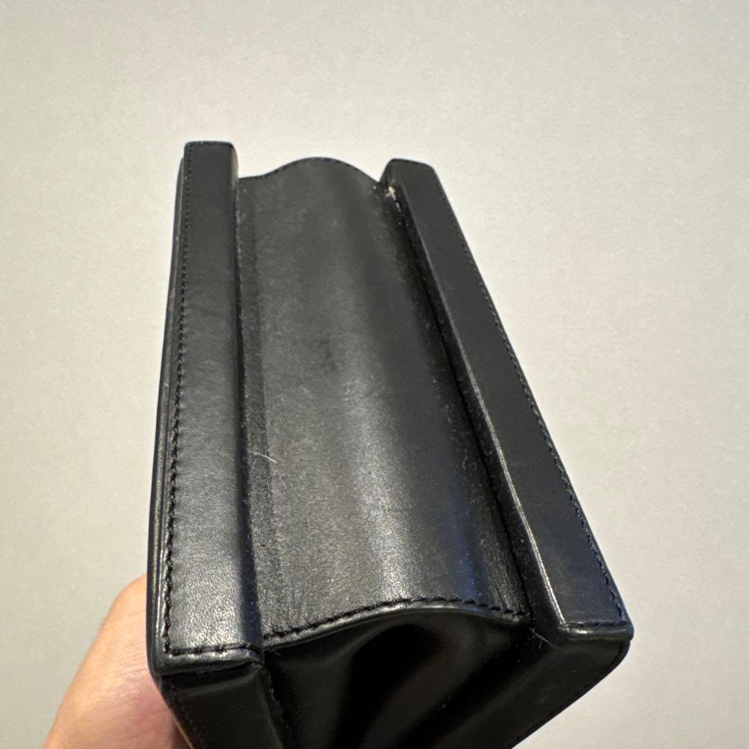 LOEWE ブラック レザー ショルダーバッグ