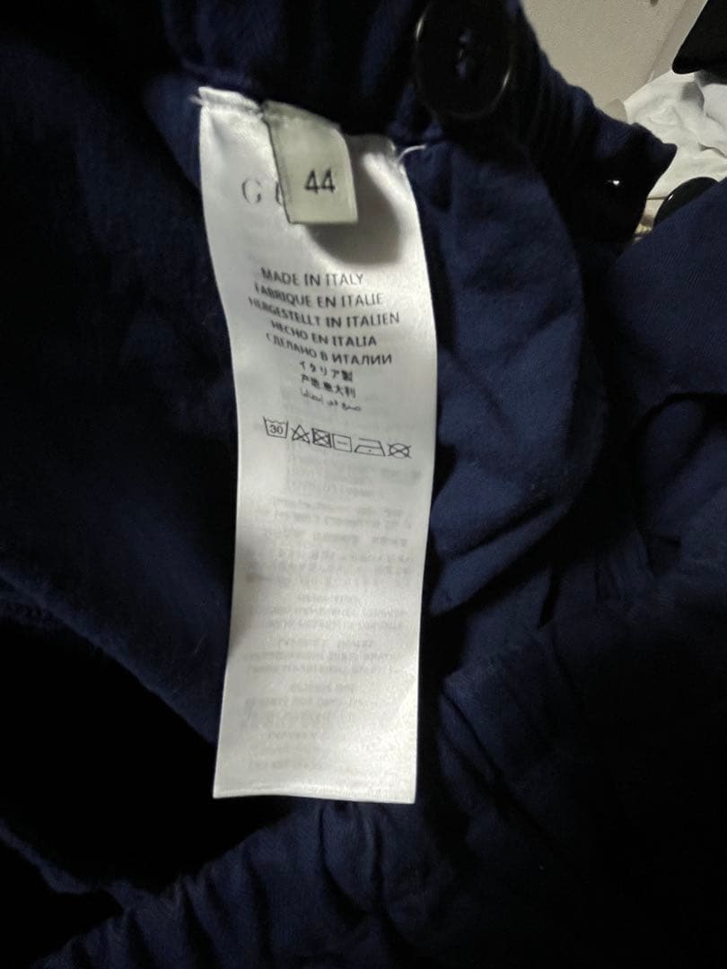 GUCCI ネイビー カーゴパンツ