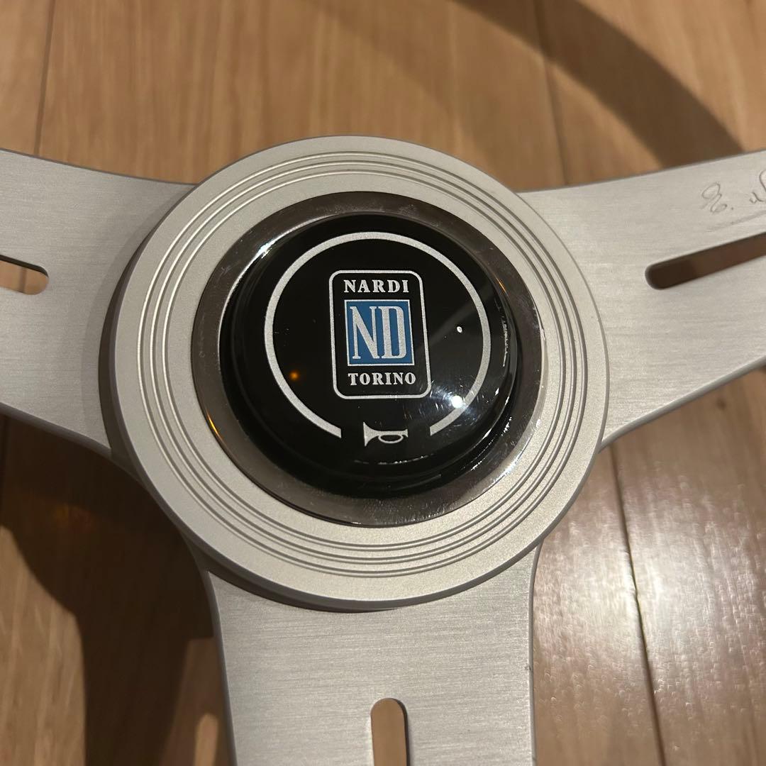 【正規品】NARDI ナルディ 大径ステアリング 38π 本革 ランクル等に