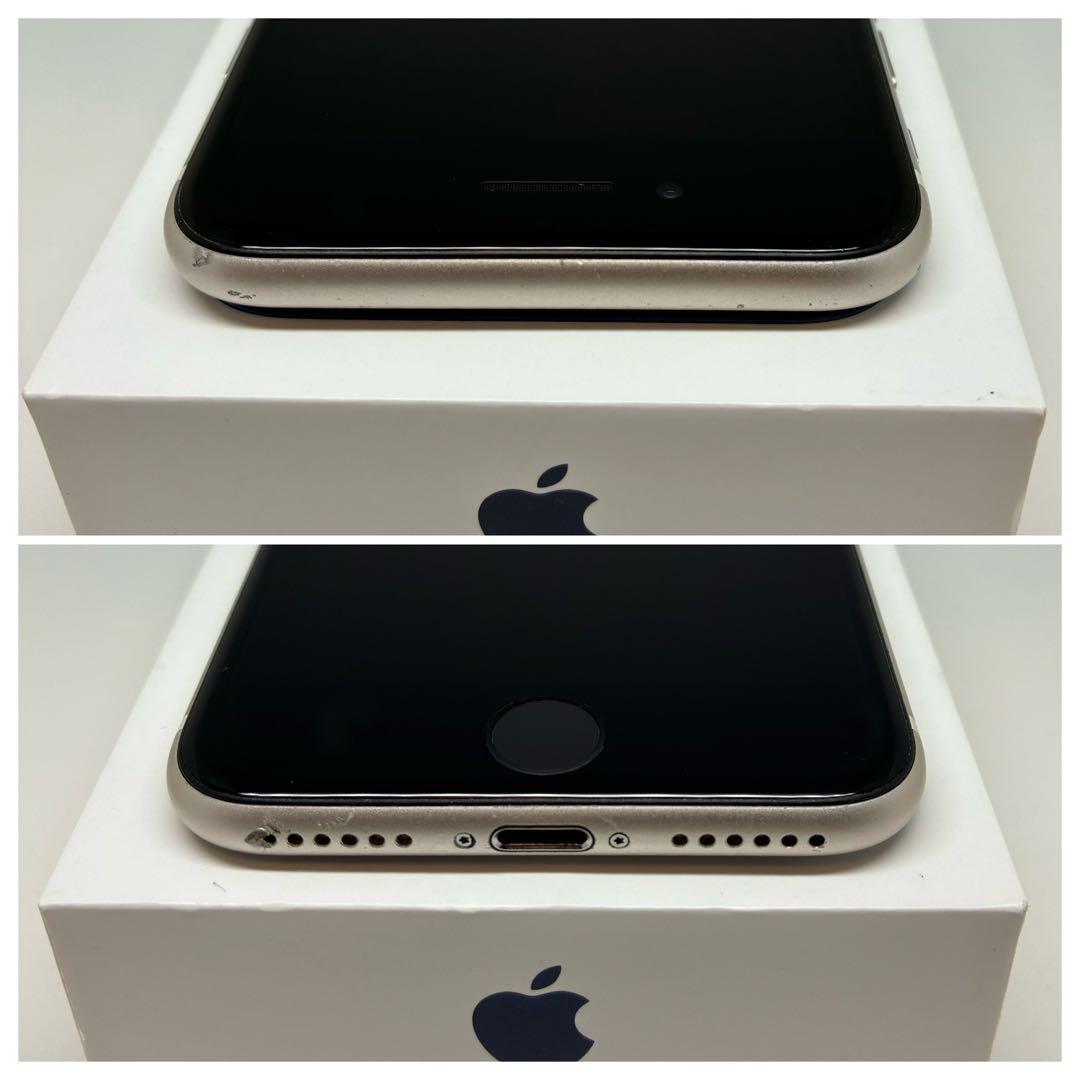 【美品】iPhone SE3 64G スターライト　SIMフリー　新品バッテリ
