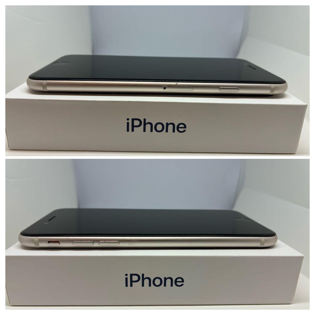 【美品】iPhone SE3 64G スターライト　SIMフリー　新品バッテリ