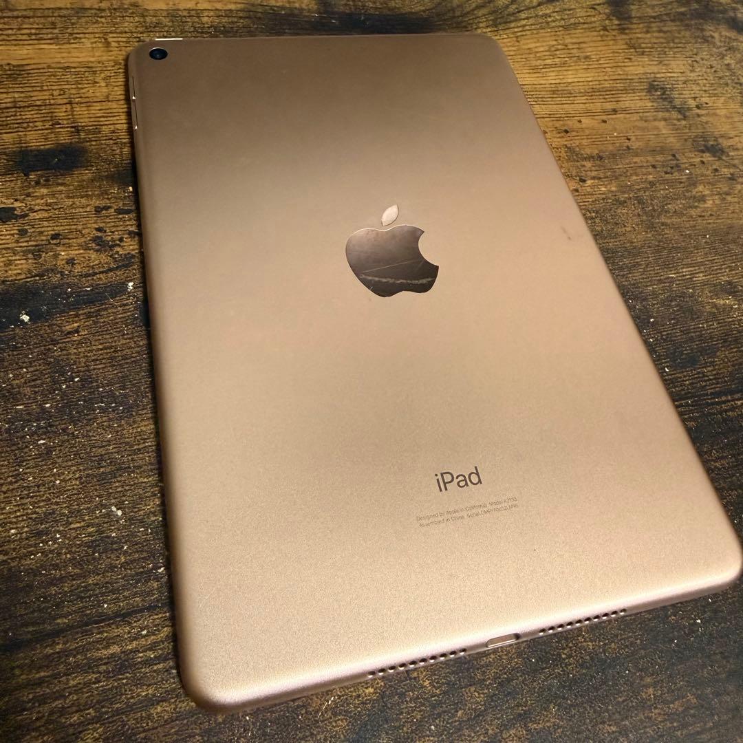 【ジャンク品】iPad mini 第5世代 ゴールド 本体 箱、カバー付き