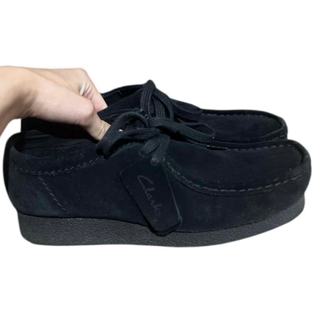 Clarks ワラビー モカシン 黒