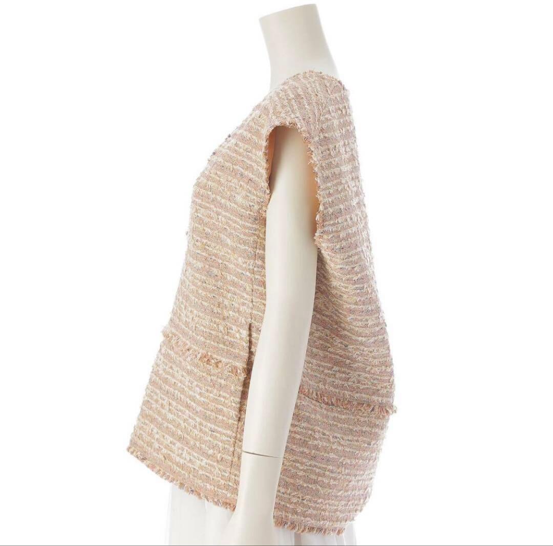 専用drawer ファンシーツイード コットン ノースリーブ ベスト