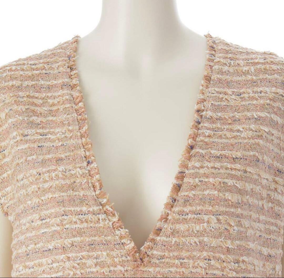 専用drawer ファンシーツイード コットン ノースリーブ ベスト