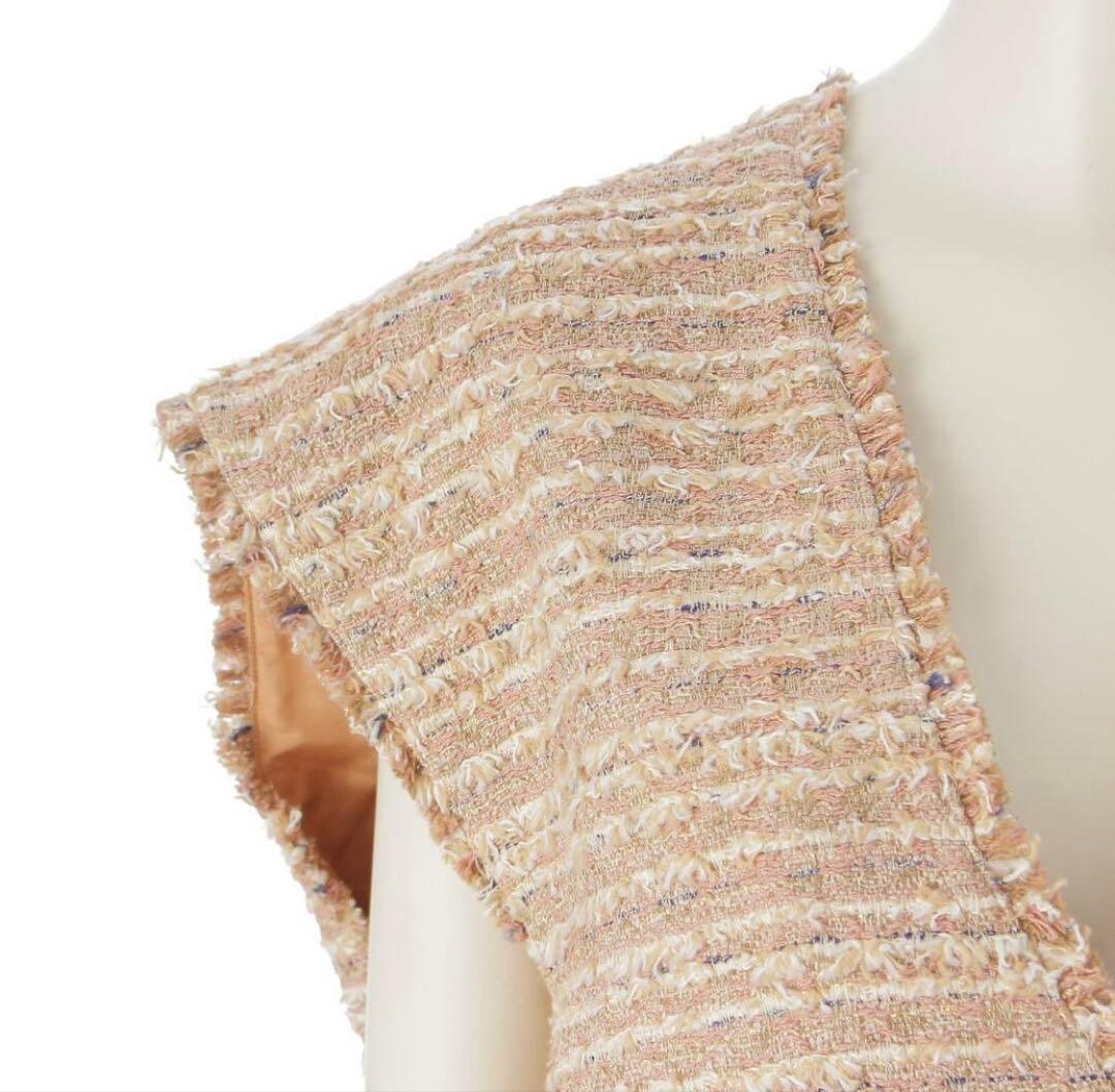 専用drawer ファンシーツイード コットン ノースリーブ ベスト