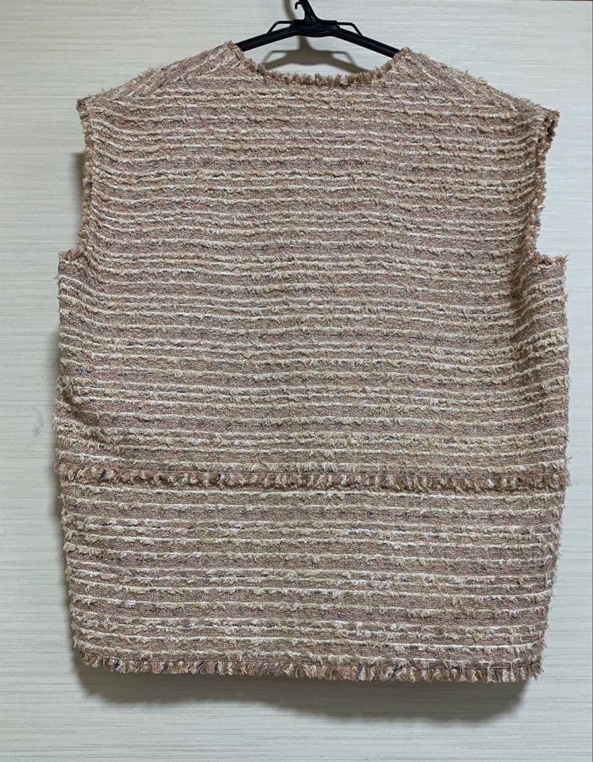 専用drawer ファンシーツイード コットン ノースリーブ ベスト