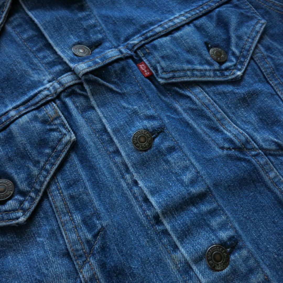 40 70s VINTAGE LEVIS 70505 デニムジャケット ケアタグ