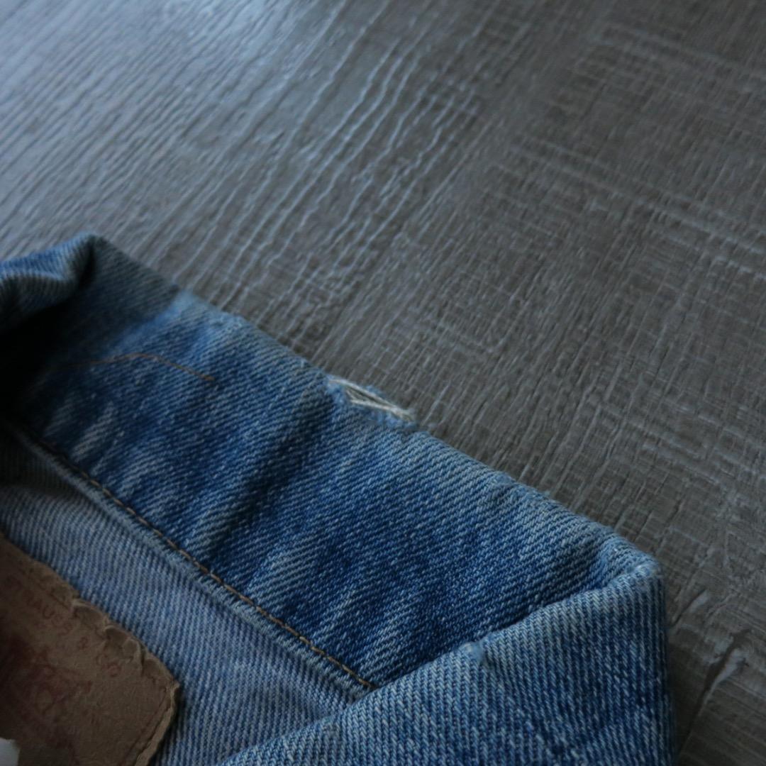 40 70s VINTAGE LEVIS 70505 デニムジャケット ケアタグ