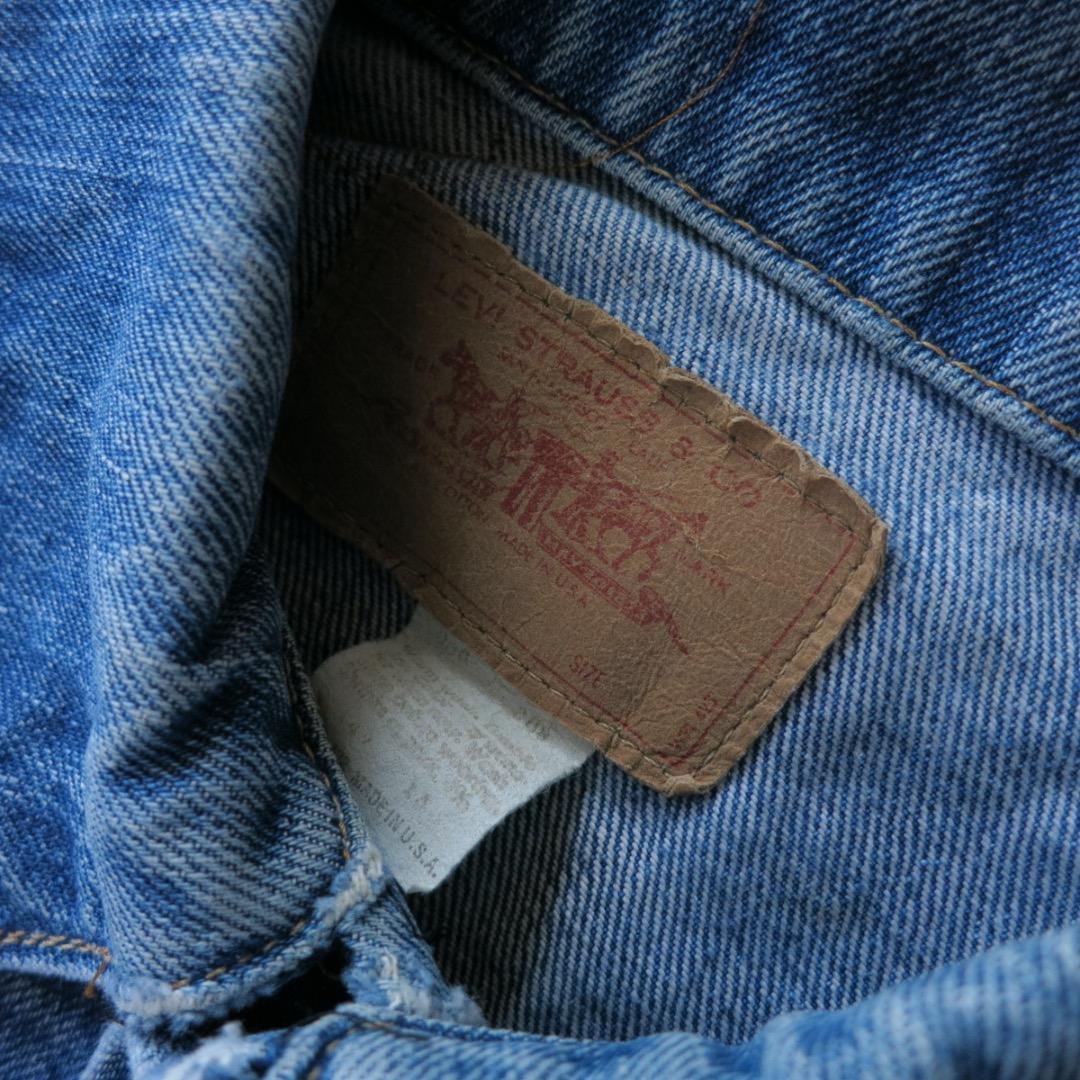 40 70s VINTAGE LEVIS 70505 デニムジャケット ケアタグ
