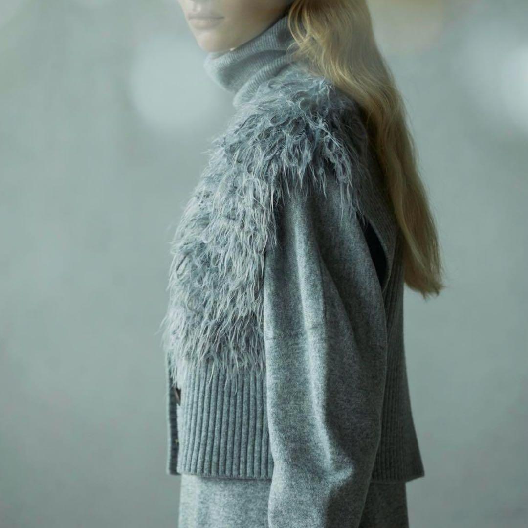 【極美品】完売 エポカ La maglia dueニットショートジレ