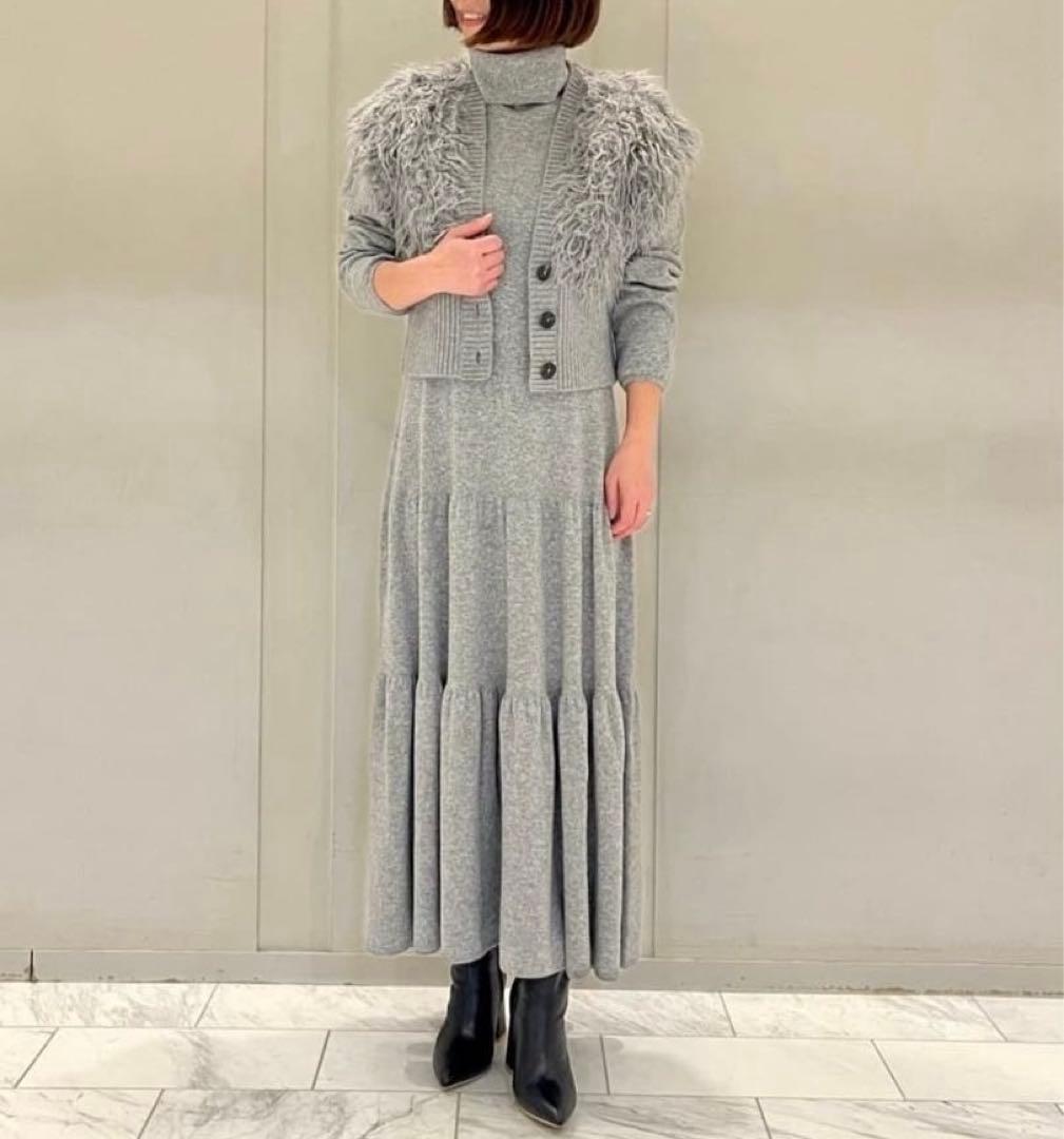 【極美品】完売 エポカ La maglia dueニットショートジレ