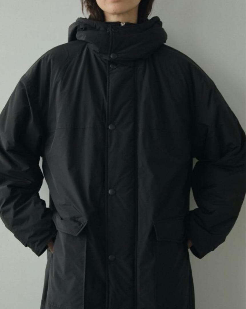 新品‼️ ANUKE アンヌーク　Hooded Coat サイズ36 ブラック
