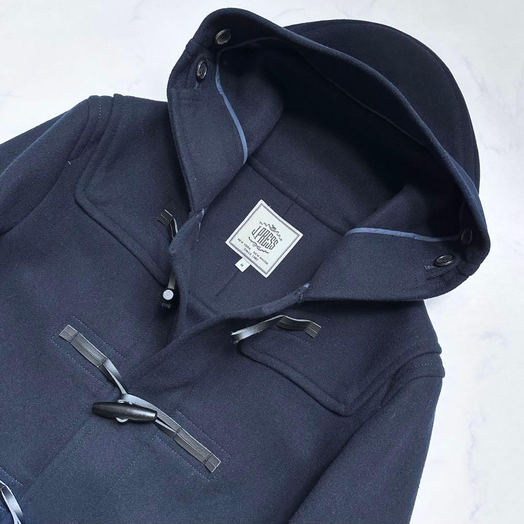 23AW 完売品◎ジェイプレス ダッフルコート シルクブレンド ウール 濃紺 M