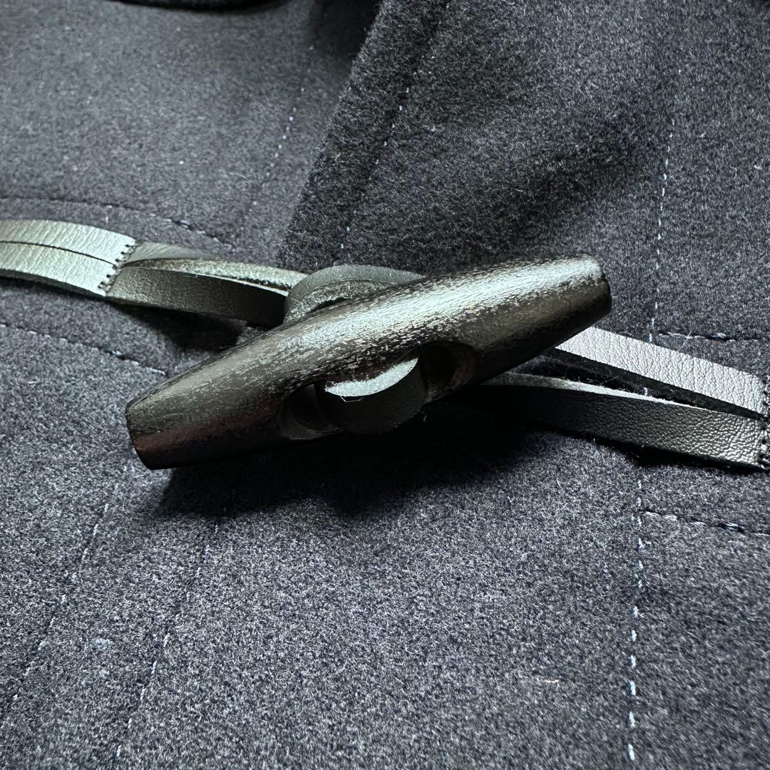 23AW 完売品◎ジェイプレス ダッフルコート シルクブレンド ウール 濃紺 M