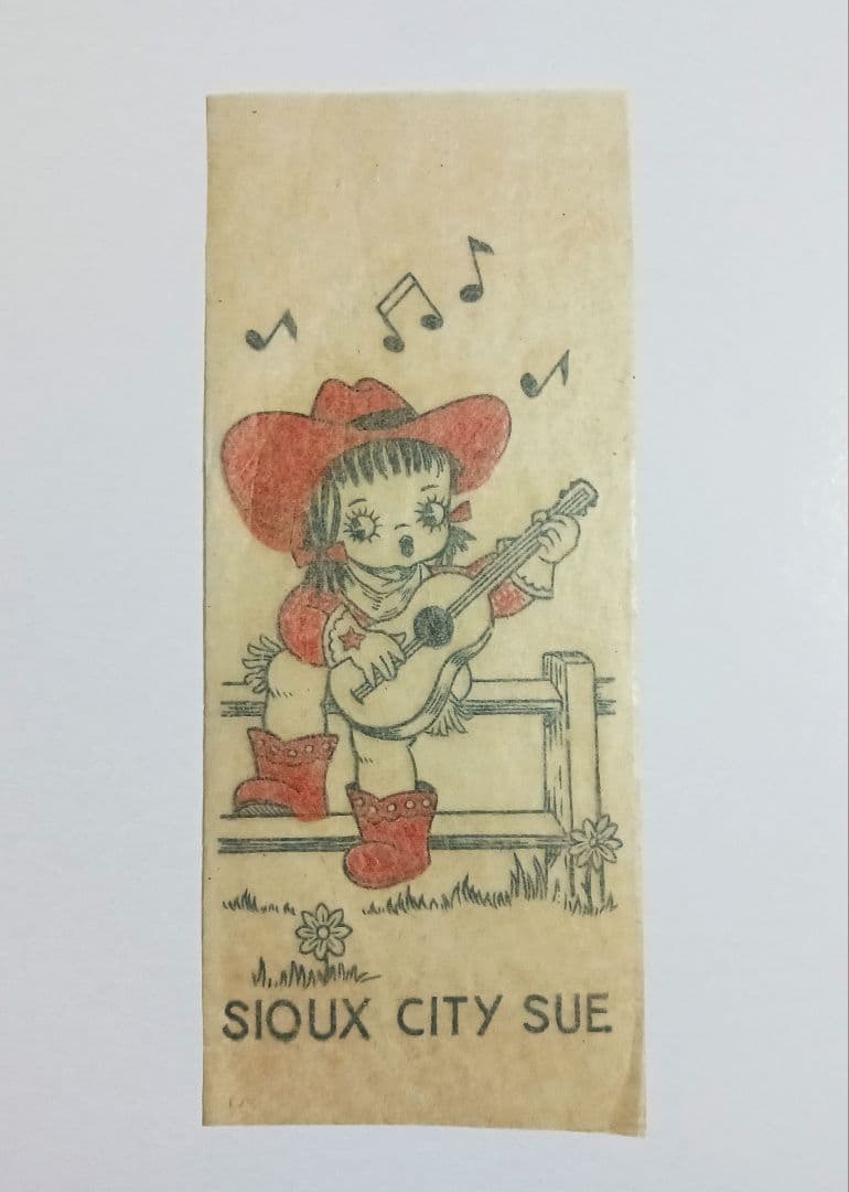 AMERICAN TRANSFERS カウガール 40s ビンテージ転写紙